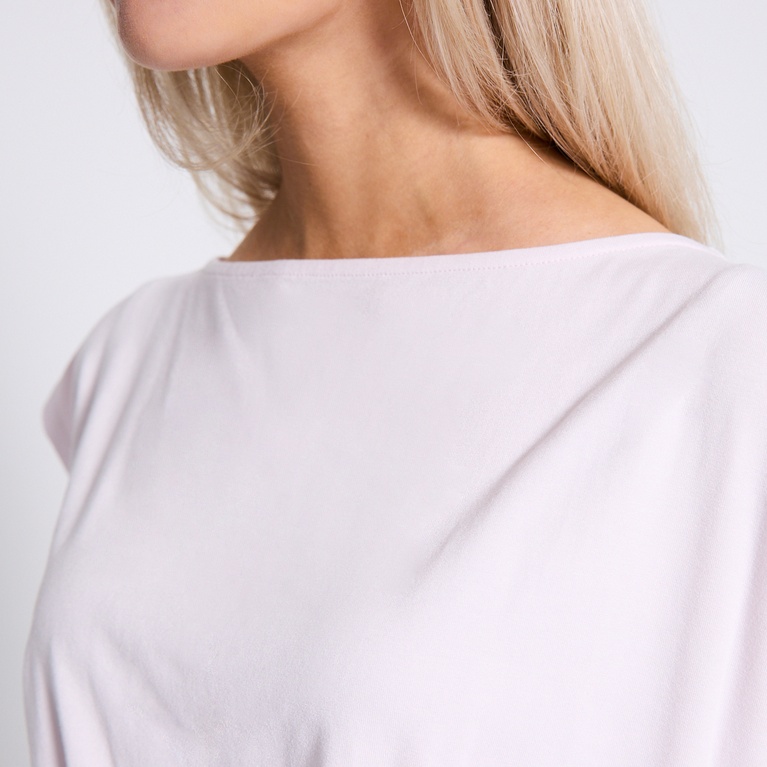 Balloon-waist top "Lorena" Light Pink